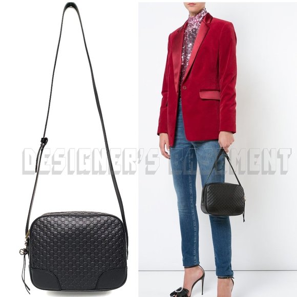 GUCCI Guccissima leather BREE Camera Crossbody Bag - Picture 8 of 9